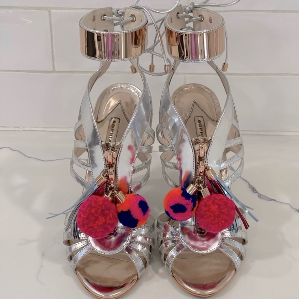 Sophia Webster Yasmina Pom Pom heel